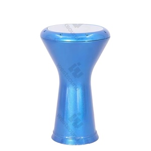 Tambour à main <span class=keywords><strong>de</strong></span> danse du ventre <span class=keywords><strong>de</strong></span> 8.5 pouces Instrument d'accompagnement africain arabe <span class=keywords><strong>turc</strong></span> moyen-oriental - Product Image 1