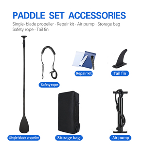 Vente directe d'usine, <span class=keywords><strong>planche</strong></span> <span class=keywords><strong>à</strong></span> <span class=keywords><strong>pagaie</strong></span> gonflable verte personnalisée de nouvelle conception avec accessoires de SUP - Product Image 5