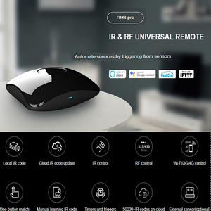<span class=keywords><strong>Broadlink</strong></span> <span class=keywords><strong>RM4</strong></span> <span class=keywords><strong>Pro</strong></span> Smart Home Automation WiFi RF Universal interruptor de control remoto inteligente funciona con Alexa 10A corriente máxima - Product Image 4