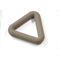 Tapis de Pilates, Haltères en silicone, Cercle de Pilates en silicone pour femmes, Ensemble d'haltères en forme de cercle et de triangle, Tapis de yoga personnalisé