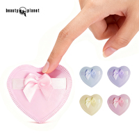 Éponges de maquillage en forme de mini-cœur avec logo personnalisé Beauty Planet pour le correcteur, le fond de teint, support pour les doigts, mini-cœur doux, cosmétique