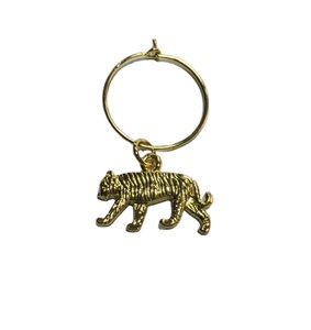 Vàng Tone Kẽm Hợp Kim Rượu Vang Thủy Tinh Quyến Dũ Set-4Pcs Safari Động Vật (Voi, Hổ, Hươu Cao Cổ, Khỉ) Mặt Dây Chuyền Cho Sở Thú Bên Ủng Hộ - Product Image 5