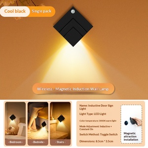 Magnetic suction wiring free intelligent charging LED human body induction <b>light</b>, indoor small night <b>light</b> layout - Product Image 6