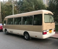 Autocar Toyota Coaster Bus de Transport Public Minibus 16 Places Toyota 2018 Hiace Fourgonnette Passagers d'Occasion en Vente Avantageuse