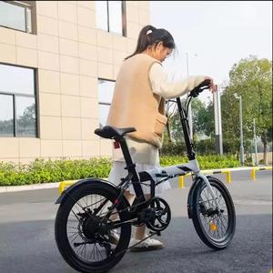 จักรยานไฟฟ้า มอเตอร์ 500W แบตเตอรี่ลิเธียม 36V 7.8AH ระยะทาง 25 กม. จักรยานไฟฟ้าความเร็วสูงสำหรับในเมือง ขนาด 14 นิ้ว พับได้ สำหรับผู้ใหญ่ พร้อมดิสก์เบรก - Product Image 5