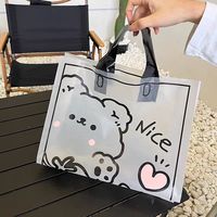 Bolsa de compras de plástico con asa suave de LDPE ecológica, reutilizable, con logo personalizado impreso, bajo MOQ, venta al por mayor