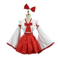 Costume de danse Miko de style japonais original, pour performance COSPLAY, Miko grande taille pour Halloween