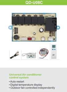 Sistema de Control de <span class=keywords><strong>Aire</strong></span> <span class=keywords><strong>Acondicionado</strong></span> Split DC/AC <span class=keywords><strong>Universal</strong></span> Retekool RETEKOOL de 12000-24000 BTU, Plástico de Alta Calidad para Uso Doméstico - Product Image 6