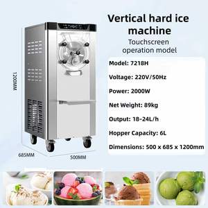 Máquina Comercial para Helados y Gelato de Mostrador, 20 L/H, para Uso Comercial, 110V/220V, 1 Año de Garantía - Product Image 2