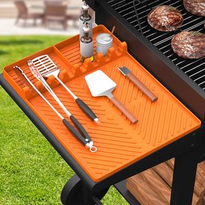 Tapis de cuisson en silicone alimentaire antiadhésif pour barbecue extérieur, cuisine et patio - Product Image 4