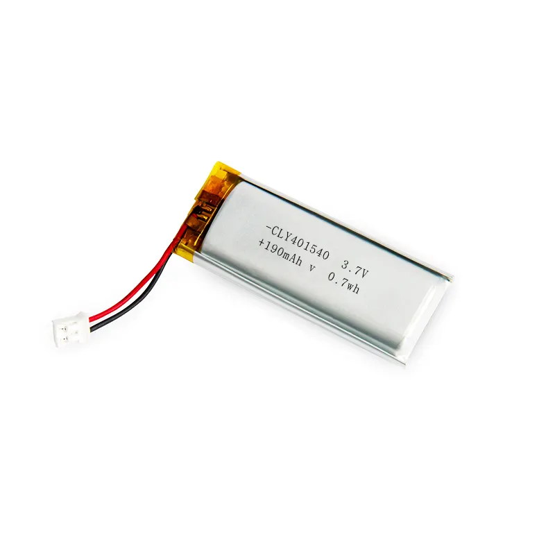 Chaoliyang 401540 3.7v 190mah flexible micro lithium ion polymer rechargeable battery rc lipo battery