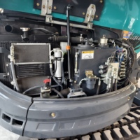 Livraison gratuite, mini-excavatrice hydraulique à chenilles, mini-excavatrice de chantier, mini-excavatrice Kubota de 2 tonnes, 4 tonnes, 2,5 tonnes, moteur CE EPA, à vendre