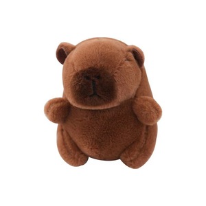 Colgante de juguete de peluche de oso carpincho súper suave de alta calidad, forro de malla de regalo pequeño y bonito para celebridades de Internet, colgante de conejillo de indias - Product Image 3