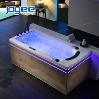 Baignoire Spa Autoportante en Acrylique pour Intérieur, Baignoire de Massage Hydromassant JOYEE avec Drain Inclus