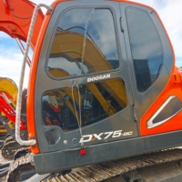 Excavadora Compacta Usada Doosan DX75-9C, Miniexcavadora de Segunda Mano Doosan DX75-9C
