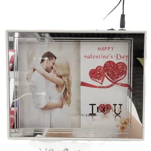 Ingrosso Africa Wedding Photo Frame con luce a Led per regalo cornice magica Love Memory lucente USB Power - Product Image 5