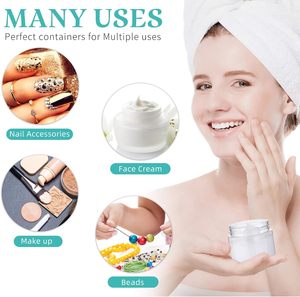 Luxury 2oz 3oz 4oz 5oz 8oz Empty <b>Body</b> <b>Scrub</b> Jars Cosmetic Plastic Jars with Rose Gold Silver Lid <b>Body</b> Butter Container Pet Jar - Product Image 3