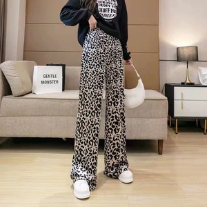 <span class=keywords><strong>Pantaloni</strong></span> da donna in seta di ghiaccio sottile abbigliamento donna Casual coreano <span class=keywords><strong>pantaloni</strong></span> a righe pittura <span class=keywords><strong>pantaloni</strong></span> tinti cravatta - Product Image 4
