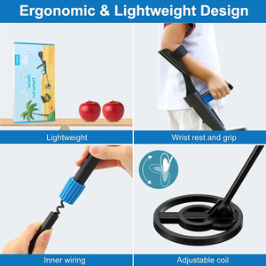 Çocuklar için <span class=keywords><strong>Metal</strong></span> dedektörü keşif yürüyüş açık keşif eğlence ve eğitim için MD-413 plaj <span class=keywords><strong>Metal</strong></span> dedektörü. Altın dedektörü - Product Image 5