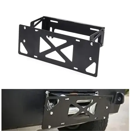 Movable matrícula Frame para Jeep wrangler Jl matrícula titular 4X4 acessório Haisha fabricante