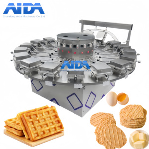 เครื่องทำวาฟเฟิล 15 หัว รุ่น AD สายการผลิตวาฟเฟิลนุ่มอัตโนมัติ เครื่องทำวาฟเฟิล อาหารว่าง - Product Image 5