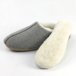 Custom Wholesale Family <strong>Felt</strong> Natural Wool Sheepskin Bedroom Real Fur <strong>Slippers</strong> - Product Image 6