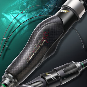 Caña de Pescar Histar V587, Japonesa, Toray Crossline <span class=keywords><strong>C</strong></span> Tape, Anillas Fuji, Alto Contenido de Carbono, Acción Rápida, Spinning, para Lubina, 2.13M <span class=keywords><strong>MHS</strong></span> - Product Image 1