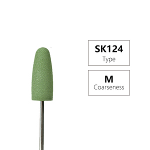 Ensemble de 3 embouts de polissage en silicone de 10,0 mm pour ponceuse à ongles, outil de pédicure en forme de balle de 3/32 pouces, grain M - Product Image 1