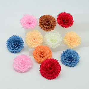 Fleurs artificielles de chrysanthème Dongchen Crafts, 9 cm, fleurs en soie pour décoration intérieure, accessoires de mariage - Product Image 1