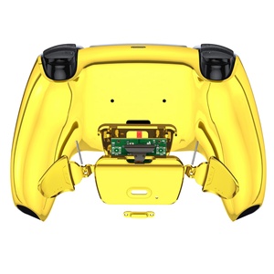 Carcasa Trasera Dorada Brillante Rise 2.0 con Botones Traseros Reasignables, Kit de Modificación para el Control de PS5 - Product Image 5