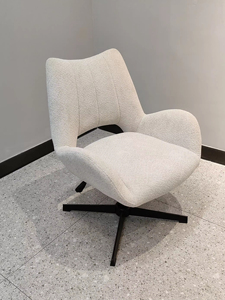 Chaises <span class=keywords><strong>de</strong></span> <span class=keywords><strong>bar</strong></span> en bois blanc <span class=keywords><strong>de</strong></span> luxe avec base métallique pivotante réglable et siège en tissu, design moderne pour la cuisine, la salle à manger et l'utilisation en centre commercial - Product Image 3