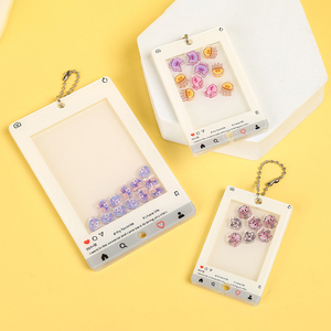 Porte-clés personnalisé en acrylique avec pendentif photo, carte décorative, créatif, tendance, souvenir DIY, cadeau - Product Image 2