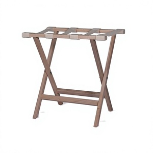 Porte-bagages pliable en bois au design simple, forme et taille personnalisées, pour usage hôtelier - Product Image 1