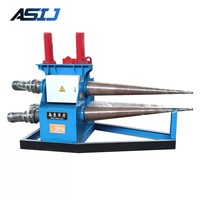 Machine à rouler conique automatique ASIJ à 3 rouleaux avec moteur pour le pliage de plaques en PVC et en acier au carbone 10*1000