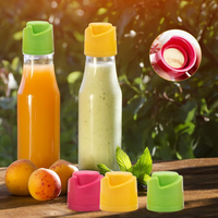 Bouchon à vis couronne en plastique PE de 30 mm pour bouteilles de 100 ml, avec distributeur de poudre de matcha de qualité alimentaire, pour bouteilles de 38 mm