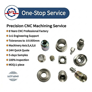 Op maat gemaakte fabricage van precisie onderdelen in messing, roestvrij staal, aluminium en titanium. CNC frees- en draaiwerkzaamheden. CNC-bewerkingsdienst. - Product Image 1