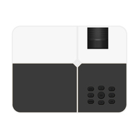 Mini projecteur intelligent portable d'usine pour usage professionnel et éducatif, 1080P/4K, stéréo HIFI, 3D, LED, home cinéma, extérieur, 200 lumens