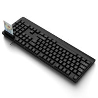 Clavier USB polyvalent avec lecteur de carte intelligente et prise en charge CCID pour Windows, Linux et systèmes de connexion sécurisée