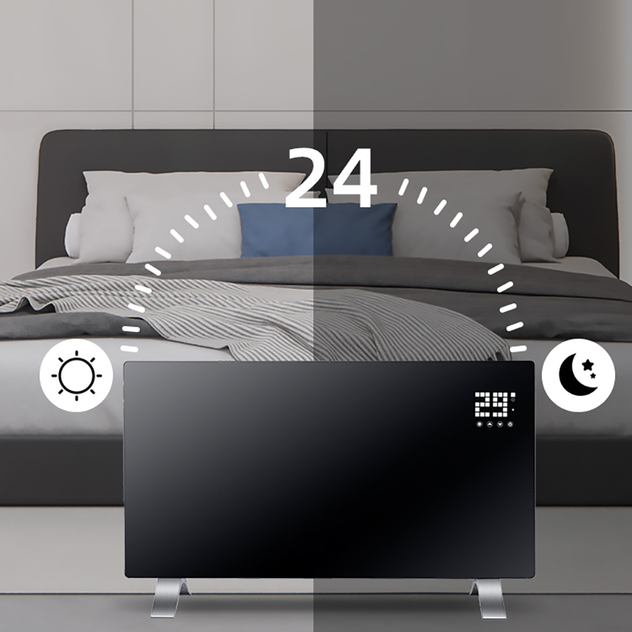 glass electrically heated