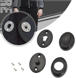 Sujetadores de plástico broches para dividir traje de Surf traje 4 unids/set giratoria botón Conexión rápida hebilla deslizante traje hebilla giratoria - Product Image 2