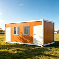 Casa contenedor móvil prefabricada de lujo de grano de madera de alta calidad Villa de acero ligero prefabricada estándar