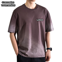 Schweres, individuelles T-Shirt, hochwertige Herren-Oversize-Shirts mit Siebdruck, umweltfreundlich, 100 % Baumwolle, Großhandel.