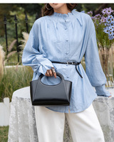 Sac à main minimaliste en cuir à collier avec design de niche, nouvelle tendance mode femme 2026, sac à bandoulière polyvalent en cuir de vachette