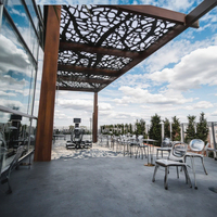 Panneaux décoratifs extérieurs en aluminium découpés au laser, style australien, pour clôtures de jardin, terrasses, pergolas et écrans d'intimité