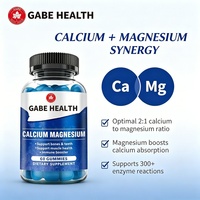 Gabe Health Kalsium Magnesium Gummies untuk Kesehatan Tulang & Gigi, Mendukung Kesehatan Otot, Suplemen Makanan untuk Imunitas, OEM Label Pribadi