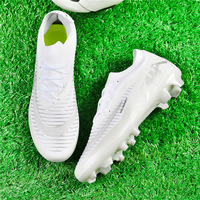 Nouvelles chaussures de football AG à crampons bas pour enfants, modèle T30, pour terrain synthétique, avec empeigne en mesh