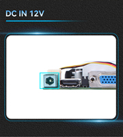 Placa BASE DE Industria con soporte de CPU Intel 6th 7th U Kaby Lake Wifi BT 4G VGA LVDS 2LAN 6COM Mini Itx placa base