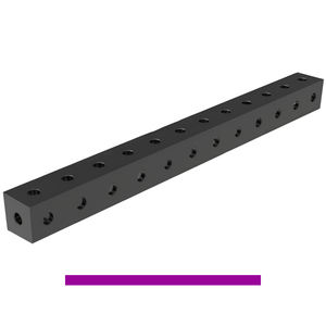 Bloc de connexion SteelExpert GPPH 1200x100x100mm trous 28mm - Product Image 1