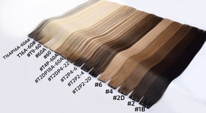 Extensions de cheveux humains vierges russes de haute qualité, double trame, 50g, à clipser, pour longueurs de 12 à 30 pouces, soyeux et lisses - Product Image 6