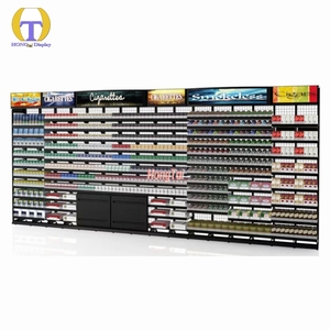 खुदरा स्टोर लोहे की सामग्री के लिए dp उच्च गुणवत्ता वाले धूम्रपान धातु प्रदर्शित प्रकाश बॉक्स पुशर ऐक्रेलिक तंबाकू दुकान रैक शेल्फ शेल्फ - Product Image 1